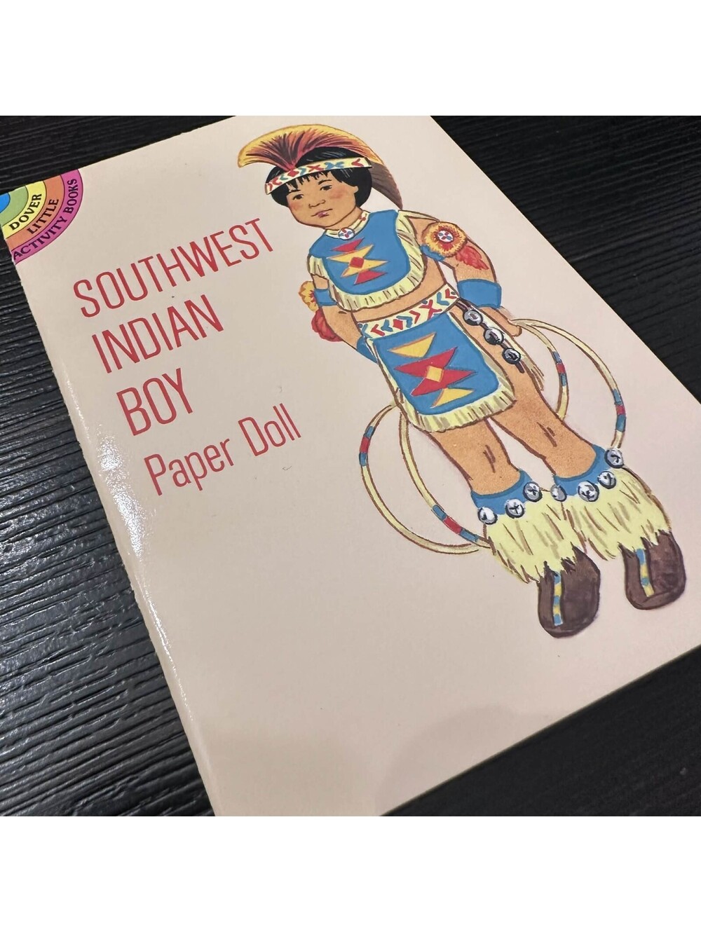 Vintage Southwest Native American Boy Paper Doll Kathy Allert Dover 1995